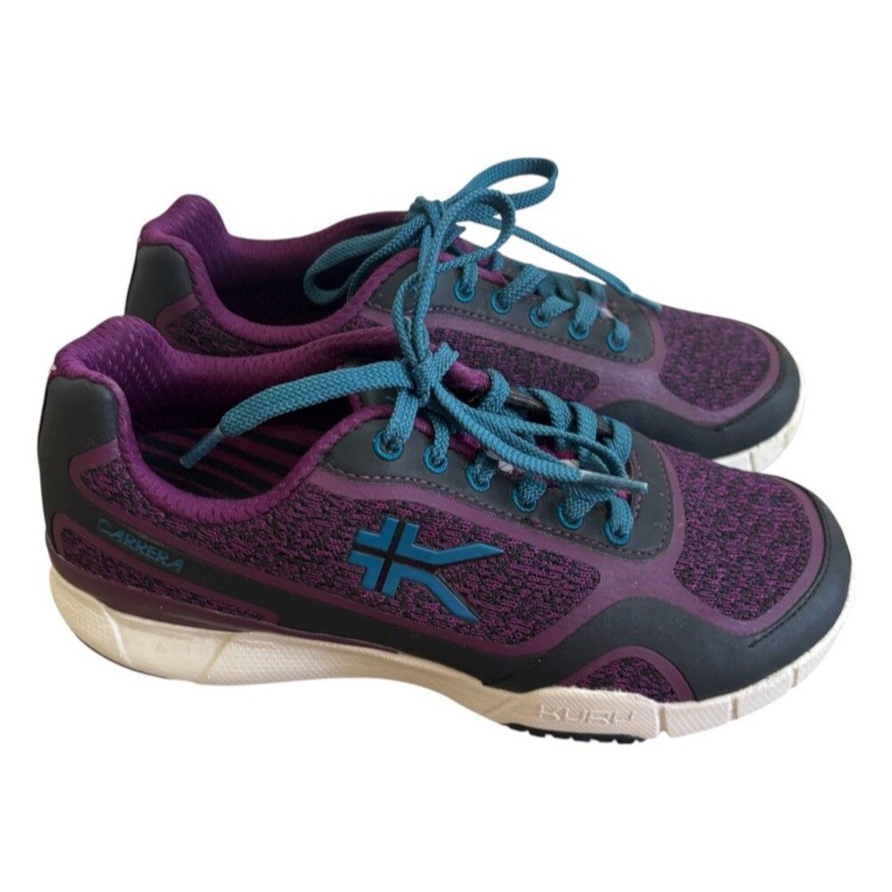 KURU Carrera Womens 6 Purple Training Running Sneakers Shoes Orthotic Comfort